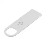 Smart Magnetic Card Switch Insert Key for Power Energy Saving, PC Material, Suitable for Hotels and Guesthouses, White Color, Convenient Size 10 8cm x 3 2cm, 1PCS Key