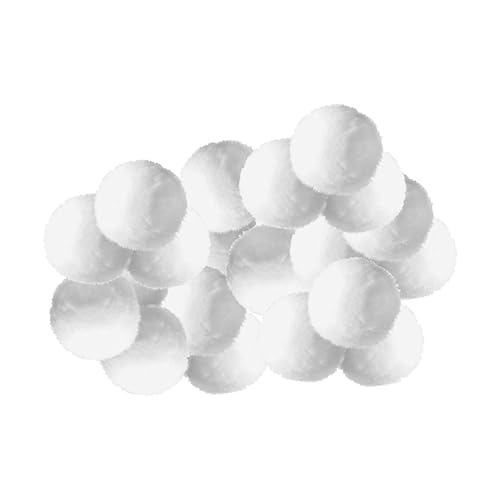 ibasenice 500G Poolfilterkugeln Wiederverwendbare Faserkugeln für Effektive Sandfiltration Schwimmbädern und Spas Beseitigt und Verunreinigungen