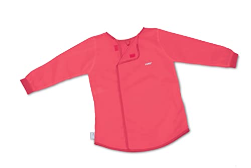 Lamy Kinder-Malkittel aquaplus neon-coral - Malschürze mit Ärmeln aus Polyester mit Klettverschluss - ideal für den Schulunterricht - One-Size