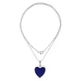 Stimmungskette mit Herz-Anhänger Halskette,Amulett zum öffnen,Mood Necklace,Temperatur-sensitiv Farbwechsel Design - Medaillon zum Öffnen mit Bildereinsatz Schmuck für Mädchen & Damen(1 Stück)
