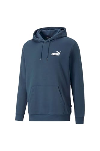 PUMA Hoodie Herren, Kapuzenpullover, Statement Deluxe Edition Hoody, Regular Fit, Dark Night, Größe XL