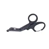 Feloyal Schere Medical Scissors, EMT Bent 7,7 Zoll Matt titanbeschichteter Edelstahl-Verbandschere oder Gaze für Arzt oder Krankenschwester, Notaufnahme oder Outdoor-Camp (Schwarz)