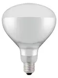 HENDI Infrarotlampe, für Wärmelampen und Wärmebrücken, zum Warmhalten von Speisen, Bruchsicher, E27 Fassung, helles weißes Licht, Speisenwärmer, 230V/250W, ø125x(H) 170mm
