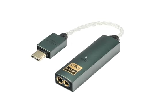 iFi audio Go Link Max - Tragbarer Kopfhörer-Verstärker/DAC-Dongle USB-C auf 3,5/4,4 mm - Plug-and-Play-Hi-Res-Audio mit Dynamic Range Enhancement - PCM 384kHz/DSD256