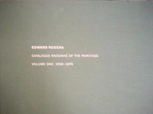 Catalogue Raisonné of the Paintings - Volume One: 1958-1970