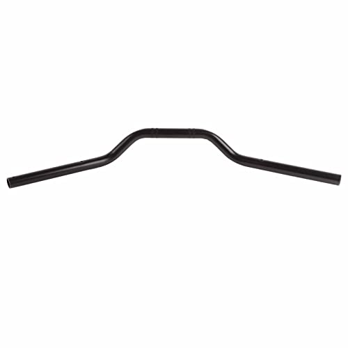 AOWINHIT 22-mm-Stahl-Motorrad-Tracker-Lenker, Drag-Bar-Ersatzteil den Individuellen Motorradbau, Schwarzes Chrom-Finish (Schwarz),Sonstige Bergsteiger- und Campingausr¨¹Stung