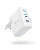 Anker PowerPort III Duo, Kompaktes 40W Doppel-Port Typ-C Wandladegerät mit PowerIQ 3.0, Power Delivery, kompatibel mit iPhone 15/14/13/12 Serie, Galaxy, Pixel, iPad/iPad Mini
