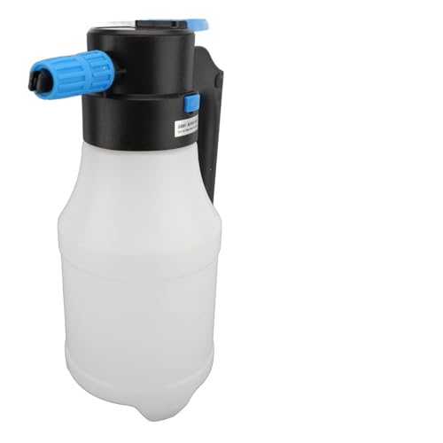 1,5 L Elektroauto-Schaumsprühgerät mit 2 Bar Stabiler Druck und 20-minütiger Arbeitszeit, 70-75 Grad Schaumstoffbereich für Auto, Glas, Teppich, Badewanne, Schuhreinigung,