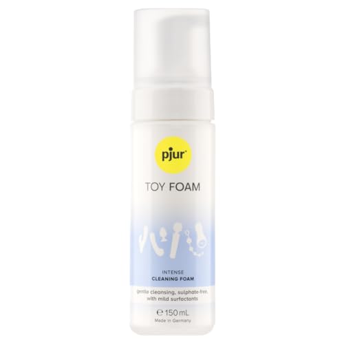 pjur TOY FOAM (150ml) - schonender Reinigungsschaum für dein Sextoy & Masturbator - alkoholfrei - zur hygienischen Reinigung