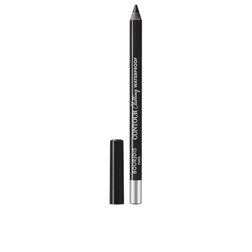 Bourjois Paris Contour Clubbing Bleistift Augen wasserdicht, gleitende und weiche Textur, Formel mit Jojobaölen, Nr. 41 Black Party, 1,2 g