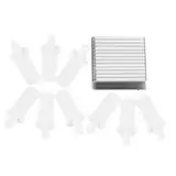 Veemoon 1Satz Fensterladen Reparaturset mit Vorhangstiften und Nägeln Fensterklammern und Fensterstiften für Reparatur und Austausch von Beschädigten Vorhängen