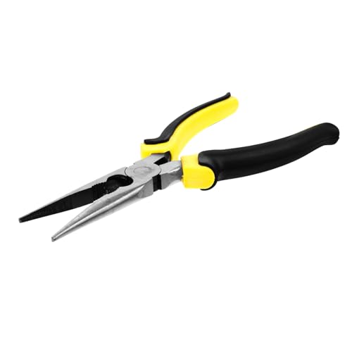 ULTECHNOVO Spitzzange spitzpinzette needle nose pliers electrician tools power tools elektroinstallation werkzeug Edelstahlzange Handwerkzeug zum Abisolieren von Drähten Rostfreier Stahl