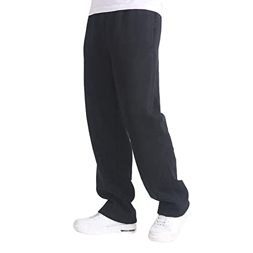 Jogginghose Herren Lang Baggy Sweatpants Herren Elastischer Bund Mit Kordelzug Hose Baumwolle Sweathose Jogger Jogginghose Sweatpants Trainingshose Freizeithose Jogging