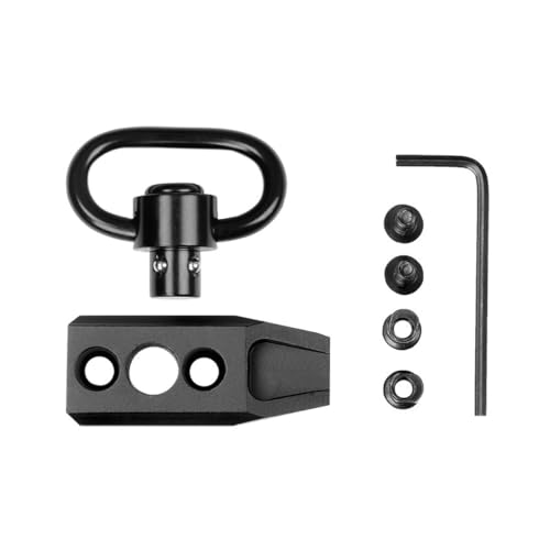 HOUSON QD Sling Swivel, Picatinny-Schiene Schnell Detach Swivel Adapter Quick Release Sling Basis für KEYMOD taktisches Schießen, Waffenheben und Jagen ZW-53
