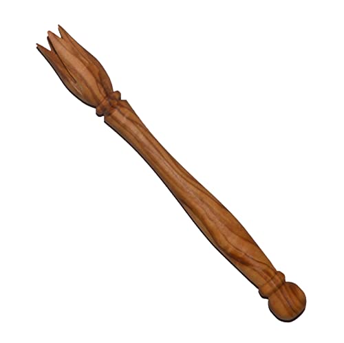 Olivenpicker aus Olivenholz Antipastipicker Oliven Picker aus Handarbeit