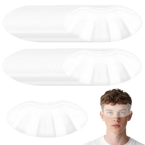 50 Stück Augenschutz Nach Augen Op,Augenschutz,Augenschutz Haare Waschen,Clear Face Visors, Einweg Augenschutz Aus Kunststoff,Dusch-Augenschutz Für Augenoperationen Nach Der Pflege