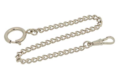 PUREgrey Taschenuhrkette/Schlüsselkette Rundpanzer