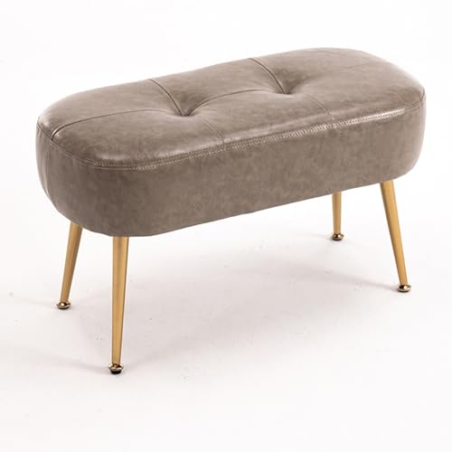 Blaue getuftete Bank für Schlafzimmer, moderne Bank für Küche, Wohnzimmer, Flur, Innenbereich, Ottomane, Schminktisch