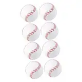 Yardwe 8 Stück Hüpfbälle Baseballbälle Baseball Trainingsbaseball Für Sport Übung Baseball