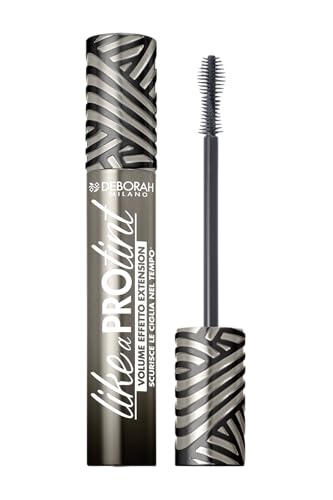Deborah Milano Like a Pro TINT Mascara, halbpermanente Wimpernfarbe, extra Volumen und unendliche Länge, Extension-Effekt, 13 ml