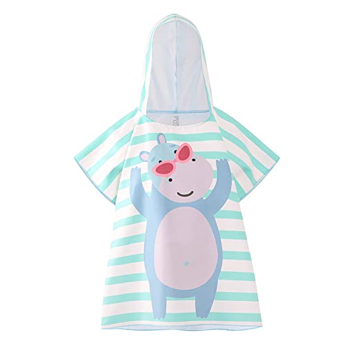 Miyanuby Pareos Strandkleider für Baby Mädchen Jungen Kapuzen Badetuch Robe Weicher, Schnell trocknender Swim Beach Badeanzüge Bademantel Bademode