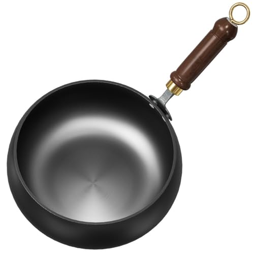 Traditionelle Eisenpfanne für gesundes Kochen, hergestellt für bessere Wärmeverteilung (A)