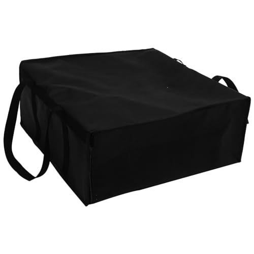 MAGICLULU Isolierte Pizzatasche 50X50X20.5Cm, Faltbare Thermotasche Mit Schultergurt, Wasserdicht Und Leicht, FüR Takeout