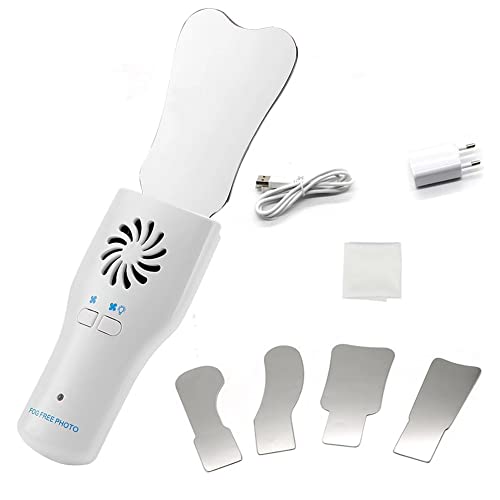 Dental Fog Free Photo Mirror Orthodontic Imaging, Härte Edelstahl Hohlraum Beobachtung Reflektor Zahnmedizin Tools