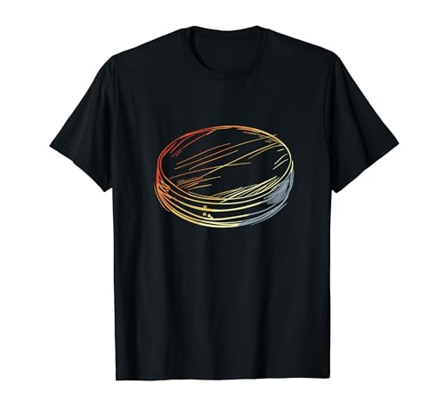 Eishockey Puck Zeichnung Eishockeyspiel Eishockeyfeld T-Shirt