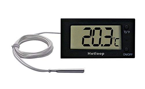 Hotloop Ofenthermometer Digital mit Sonde Grill Fleischthermometer bis 300°C, Backofenthermometer Braten für Grillzubehör für Küche, Braten, Grill, Pizza