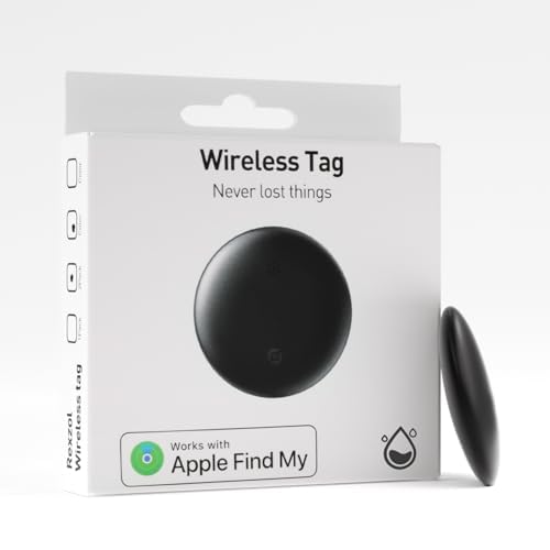 Smart Tag, Schlüsselfinder Koffer Tracker kompatibel mit Apple Wo ist? APP [nur iOS], Key Finder Smarttag für Auto,Koffer,Brieftasche,Fahrrad,Schlüssel,iPhone IP68 Wasserdicht (1 Pack)