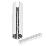 Kurbelwellenscheideadapter, 7,62 Cm Lang 3/4in OD Silber 1,59 Cm Identitätskurbelwellenadapter für die Wartung