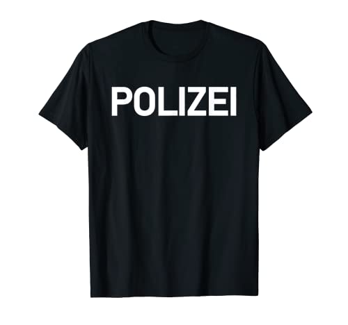 POLIZEI DEUTSCHE POLICE DEUTSCHLAND HALLOWEEN KOSTÜM TEE T-Shirt