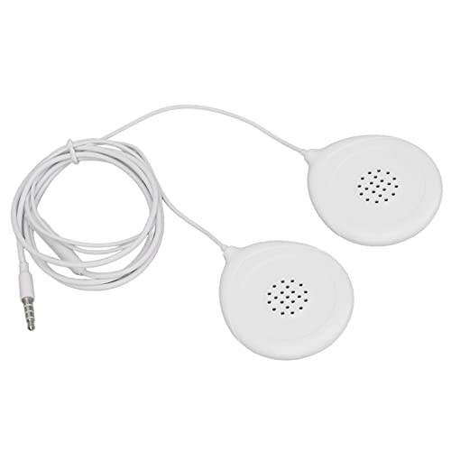 Baby-Bauch-Kopfhörer, Pränatale Bauch-Kopfhörer, Pränatale Bauch-Lautsprecher, Musik-Splitter, 12 Aufkleber, Schwangerschafts-Kopfhörer für Frauen, Mutter, Weiß