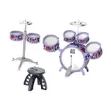 EHJRE Kleinkind Jazz Drum Kit Percussion Music Instrument für Kinderbühne Performance
