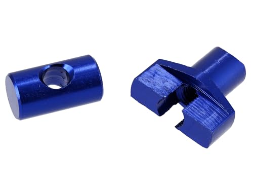 Mutter für Bremsstange, Aluminum, Blau eloxiert - für Simson S50, S51, S70, S53, S83, KR51/2, SR50, SR80