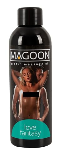 Magoon Love Fantasy Massage-Öl - erregendes Qualitäts-Öl für Frauen und Männer, reibungsloses Sex-Vergnügen, sinnlich, hautfreundlich, 100 ml