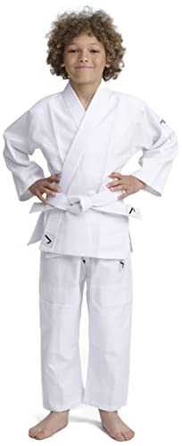 IPPONGEAR Unisex Jugend Beginner 2 Kinder Judoanzug, Weiß, 160 EU