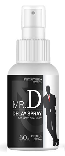 NEU: Mr. D Delay Spray für den Mann - hochdosiert mit Sofortwirkung, Verzögerungsspray extra stark - Abgestimmt auf die Bedürfnisse für Männer - mit Premium-Qualität für maximale Leistung, 50ml