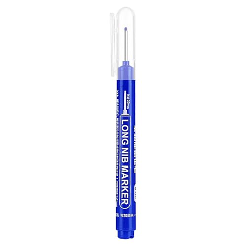 Generisch Marker mit langer Spitze – Baumarker mit langer Spitze | Baubohrmarkierer | Bau-Marer-Stift mit langer Spitze | Reach Permanentmarker für und Bauarbeiter, Bauzubehör