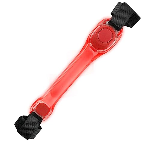 QARIDO Leuchtende Armbänder | Leuchtende Armbänder,Warnlichter leuchten im Dunkeln, Flash-Armband für nächtliches Radfahren mit dem Hund