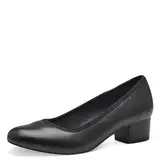 Jana Damen Pumps mit Blockabsatz Vegan, Schwarz (Black), 41 EU