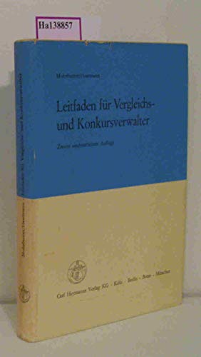 Leitfaden für Vergleichs- und Konkursverwalter.