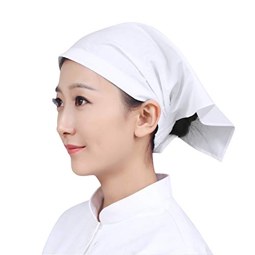 Kochmütze Chef Hut Japanischen Stil Arbeitskappe Dreieck Kochhaube mit Klettverschluss Kochhut Männer Frauen Staubhut Kinder Jungen Mädchen Bäcker Hut Kopfbedeckung für Restaurant BBQ Küche Zeichnen