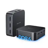 Blackview MP80 Mini PC Intel Alder Lake N97 (bis zu 3,6 GHz) 16GB LPDDR5 RAM 512GB M.2 SSD, Mini Computer, 4K UHD Desktop PC, DREI HDMI, Gigabit Ethernet, 5G WiFi, für Business/Heimkino