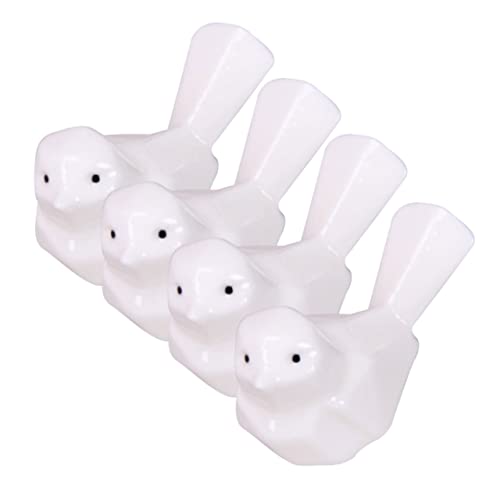 Mikinona 4pc Keramik Taube Form Essstäbchen Reste Für Esszimmer Tisch
