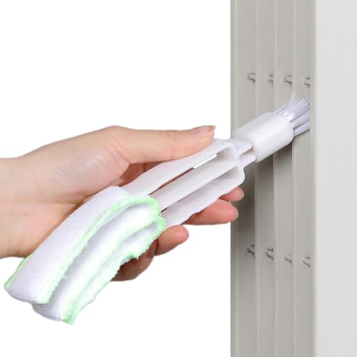 Auto Entlüftungsreiniger - Doppelkopf Soft Vent Duster Auto AC Reiniger - Autobedarf, Haushaltsreinigungswerkzeuge, recycelbare Staubwedel für Klimaanlagen, Armaturenbretter