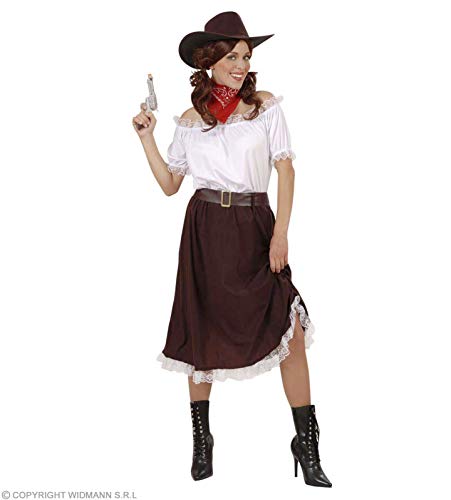 W WIDMANN MILANO Party Fashion - Kostüm Cowgirl, wilder Westen, Rodeo Girl, Faschingskostüme