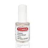 TITANIA Nagel Kau-Stop (10ml) • Nagellack gegen Nägelkauen • Anti Nägelkauen • Schutz gegen Fingernägelkauen • Anti Fingernagel Kauen