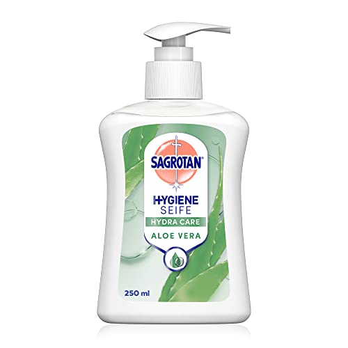 Sagrotan Handseife Aloe Vera – Hygienische Flüssigseife – 1 x 250 ml Seifenspender